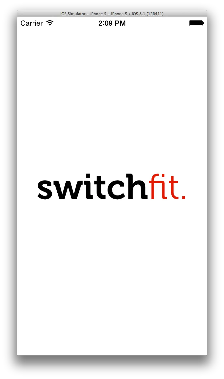 SwitchFit screenshot 1 of 6: home