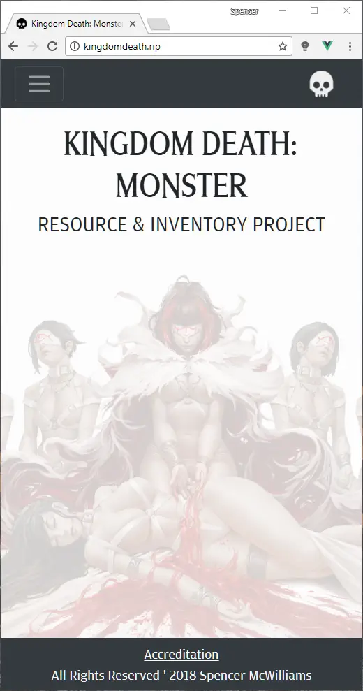 Kingdom Death: RIP screenshot 1 of 8: home